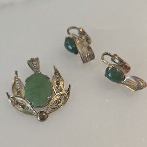 Vintage Sorrento Pendant Earrings